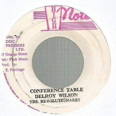 【中古】ジャマイカ7” Delroy Wilson , The Revolution Conference Table / Conference Dub NONE High Note /00080