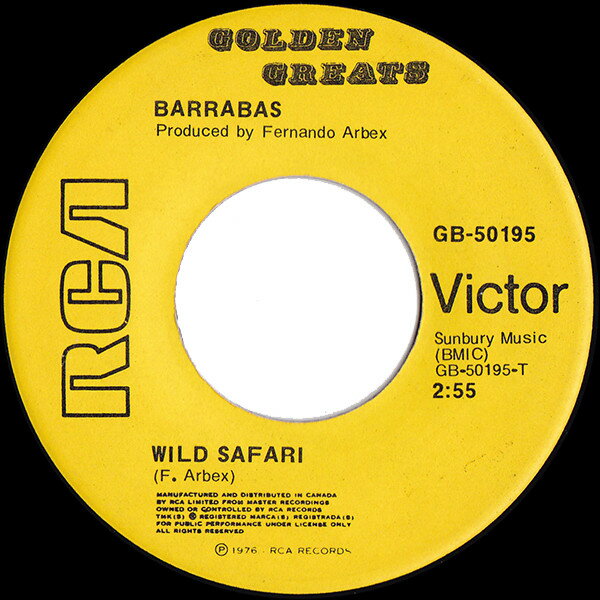 ・アーティスト Barrabas ・タイトル Wild Safari / Woman ・レーベル・型番 RCA VICTOR GB50195 ・フォーマット 7インチレコード ・コンディション(盤) 良い (VG+) ・コンディション(ジャケット) プレインカバー（元ジャケット／カバー無し） ・コンディション(帯) オビなし ・特記事項 【カンパニースリーブ】【レーベルに書き込み】 サンプル画像です。実際の商品の画像ではありません 商品写真はバーコード/カタログ番号に対応したサンプル画像ですので、お送りする商品の画像ではありません。帯やライナーなどの付属品は、特記事項に記載されている場合のみ含まれます。プロモやカラーレコードなどの仕様についても、該当する場合のみ特記事項に記載しています。 【ご購入前に必ずご確認ください】 ・本店サイト(www.recordcity.jp)とは価格、送料が違います ・本店サイト、その他支店のオーダーとは同梱発送できません ・注文確定後に別の注文を頂いた場合、注文同士の同梱は致しかねます。 ・別倉庫から発送しているため、店頭受け渡しは対応しておりません ・一部商品は他の通販サイトでも販売しているため、ご注文のタイミングによっては商品のご用意ができない場合がございます。 ・土日祝日はお休みです 金曜・祝前日9時以降のご連絡またはご入金は、返答または発送が週明け・祝日明けに順次対応となります。 ・ご購入後のキャンセル不可 ご購入後のキャンセルはいかなる理由においてもお受けできません。ご了承の上、ご購入くださいませ。 ・日本郵便(ゆうパック/ゆうメール)によるお届けになります。 ・中古品であることをご理解ください 当ストアでは中古商品を主に販売しております。中古品であることをご理解の上ご購入ください。また、一部商品はRecordCityオンラインストアで試聴可能です。 ・返品について お客様のご都合による返品は一切承っておりません。 表記の内容と実際の商品に相違がある場合、また針飛び等で返品・返金をご希望される場合は、商品の到着後1週間以内にご連絡ください。商品の返送をこちらで確認後、キャンセル・返金を行います。 コンディションVG以下の商品は返品できません。プレイに影響のない表面のこすれ傷、プレス起因のノイズ盤は返品の対象外です。 【コンディション表記】 ・ほぼ新品(M-)(Like New) 完全な新品。未使用。当店ではほぼ使用しません ・非常に良い(EX)(Excellent) 中古盤として美品な状態。わずかな経年を感じるものの傷みを感じさせない、当店基準で最高の状態 ・良い(VG+)(Very Good Plus) 丁寧に扱われた中古品で、軽い使用感がみられる。 ・可(VG)(Acceptable) 使い込まれた中古品で、「良い」よりもさらに使用感がみられる。 ・悪い(VG-)(Bad) 状態が悪いアイテム。使用の保障はなく、再生不可、針飛び、目立つノイズがあるかもしれない。状態によるクレーム不可。返品不可。 ・非常に悪い(G)(Very Bad) 「悪い」よりさらに状態が悪いアイテム。使用の保障はなく、再生不可、針飛び、目立つノイズがあるかもしれない。状態によるクレーム不可。返品不可。 ・ジャンク(Fair)(Junk/Fair) 割れている、反っている、水ダメージがある、カビ、ジャケットが分離している、ひどい書き込み、ひどい擦れなど最低の状態。使用の保障はなく、再生不可、針飛び、目立つノイズがあるかもしれない。状態によるクレーム不可。返品不可。 ・ジャンク(Poor)(Junk/Poor) 割れている、反っている、水ダメージがある、カビ、ジャケットが分離している、ひどい書き込み、ひどい擦れなど最低の状態。使用の保障はなく、再生不可、針飛び、目立つノイズがあるかもしれない。状態によるクレーム不可。返品不可。
