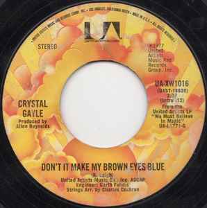 【中古】米7” Crystal Gayle Dont It Make My Brown Eyes Blue UAXW1016 UNITED ARTISTS /00080