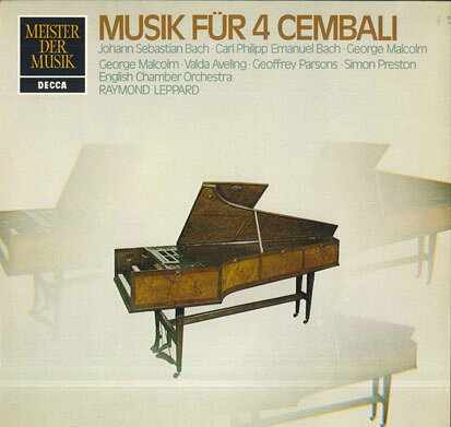 【中古】独LP George Malcolm, Valda Aveling, Musik Fur 4 Cembali SMD1345 DECCA /00260