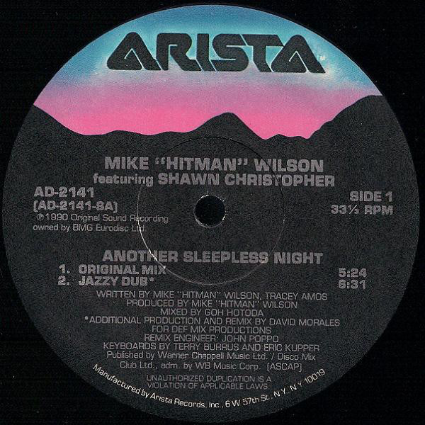 【中古】米12” Mike ”Hitman” Wilson, Shawn Ch Another Sleepless Night AD2141 Arista /00250