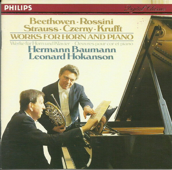 ・アーティスト Beethoven / Rossini / Strauss / Czerny / Krufft ? Hermann Baumann, Leonard Hokanson ・タイトル Works For Horn And Piano ・レーベル・型番 PHILIPS 416816 ・フォーマット LPレコード ・コンディション(盤) 良い (VG+) ・コンディション(ジャケット) 良い (VG+) ・コンディション(帯) オビなし ・特記事項 サンプル画像です。実際の商品の画像ではありません 商品写真はバーコード/カタログ番号に対応したサンプル画像ですので、お送りする商品の画像ではありません。帯やライナーなどの付属品は、特記事項に記載されている場合のみ含まれます。プロモやカラーレコードなどの仕様についても、該当する場合のみ特記事項に記載しています。 【ご購入前に必ずご確認ください】 ・本店サイト(www.recordcity.jp)とは価格、送料が違います ・本店サイト、その他支店のオーダーとは同梱発送できません ・注文確定後に別の注文を頂いた場合、注文同士の同梱は致しかねます。 ・別倉庫から発送しているため、店頭受け渡しは対応しておりません ・一部商品は他の通販サイトでも販売しているため、ご注文のタイミングによっては商品のご用意ができない場合がございます。 ・土日祝日はお休みです 金曜・祝前日9時以降のご連絡またはご入金は、返答または発送が週明け・祝日明けに順次対応となります。 ・ご購入後のキャンセル不可 ご購入後のキャンセルはいかなる理由においてもお受けできません。ご了承の上、ご購入くださいませ。 ・日本郵便(ゆうパック/ゆうメール)によるお届けになります。 ・中古品であることをご理解ください 当ストアでは中古商品を主に販売しております。中古品であることをご理解の上ご購入ください。また、一部商品はRecordCityオンラインストアで試聴可能です。 ・返品について お客様のご都合による返品は一切承っておりません。 表記の内容と実際の商品に相違がある場合、また針飛び等で返品・返金をご希望される場合は、商品の到着後1週間以内にご連絡ください。商品の返送をこちらで確認後、キャンセル・返金を行います。 コンディションVG以下の商品は返品できません。プレイに影響のない表面のこすれ傷、プレス起因のノイズ盤は返品の対象外です。 【コンディション表記】 ・ほぼ新品(M-)(Like New) 完全な新品。未使用。当店ではほぼ使用しません ・非常に良い(EX)(Excellent) 中古盤として美品な状態。わずかな経年を感じるものの傷みを感じさせない、当店基準で最高の状態 ・良い(VG+)(Very Good Plus) 丁寧に扱われた中古品で、軽い使用感がみられる。 ・可(VG)(Acceptable) 使い込まれた中古品で、「良い」よりもさらに使用感がみられる。 ・悪い(VG-)(Bad) 状態が悪いアイテム。使用の保障はなく、再生不可、針飛び、目立つノイズがあるかもしれない。状態によるクレーム不可。返品不可。 ・非常に悪い(G)(Very Bad) 「悪い」よりさらに状態が悪いアイテム。使用の保障はなく、再生不可、針飛び、目立つノイズがあるかもしれない。状態によるクレーム不可。返品不可。 ・ジャンク(Fair)(Junk/Fair) 割れている、反っている、水ダメージがある、カビ、ジャケットが分離している、ひどい書き込み、ひどい擦れなど最低の状態。使用の保障はなく、再生不可、針飛び、目立つノイズがあるかもしれない。状態によるクレーム不可。返品不可。 ・ジャンク(Poor)(Junk/Poor) 割れている、反っている、水ダメージがある、カビ、ジャケットが分離している、ひどい書き込み、ひどい擦れなど最低の状態。使用の保障はなく、再生不可、針飛び、目立つノイズがあるかもしれない。状態によるクレーム不可。返品不可。