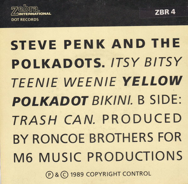 ・アーティスト Steve Penk & The Polkadots ・タイトル Itsy Bitsy Teenie Weenie Yellow Polkadot Bikini ・レーベル・型番 Zebra International ZBR4 ・フォーマット 7インチレコード ・コンディション(盤) 良い (VG+) ・コンディション(ジャケット) 良い (VG+) ・コンディション(帯) オビなし ・特記事項 サンプル画像です。実際の商品の画像ではありません 商品写真はバーコード/カタログ番号に対応したサンプル画像ですので、お送りする商品の画像ではありません。帯やライナーなどの付属品は、特記事項に記載されている場合のみ含まれます。プロモやカラーレコードなどの仕様についても、該当する場合のみ特記事項に記載しています。 【ご購入前に必ずご確認ください】 ・本店サイト(www.recordcity.jp)とは価格、送料が違います ・本店サイト、その他支店のオーダーとは同梱発送できません ・注文確定後に別の注文を頂いた場合、注文同士の同梱は致しかねます。 ・別倉庫から発送しているため、店頭受け渡しは対応しておりません ・一部商品は他の通販サイトでも販売しているため、ご注文のタイミングによっては商品のご用意ができない場合がございます。 ・土日祝日はお休みです 金曜・祝前日9時以降のご連絡またはご入金は、返答または発送が週明け・祝日明けに順次対応となります。 ・ご購入後のキャンセル不可 ご購入後のキャンセルはいかなる理由においてもお受けできません。ご了承の上、ご購入くださいませ。 ・日本郵便(ゆうパック/ゆうメール)によるお届けになります。 ・中古品であることをご理解ください 当ストアでは中古商品を主に販売しております。中古品であることをご理解の上ご購入ください。また、一部商品はRecordCityオンラインストアで試聴可能です。 ・返品について お客様のご都合による返品は一切承っておりません。 表記の内容と実際の商品に相違がある場合、また針飛び等で返品・返金をご希望される場合は、商品の到着後1週間以内にご連絡ください。商品の返送をこちらで確認後、キャンセル・返金を行います。 コンディションVG以下の商品は返品できません。プレイに影響のない表面のこすれ傷、プレス起因のノイズ盤は返品の対象外です。 【コンディション表記】 ・ほぼ新品(M-)(Like New) 完全な新品。未使用。当店ではほぼ使用しません ・非常に良い(EX)(Excellent) 中古盤として美品な状態。わずかな経年を感じるものの傷みを感じさせない、当店基準で最高の状態 ・良い(VG+)(Very Good Plus) 丁寧に扱われた中古品で、軽い使用感がみられる。 ・可(VG)(Acceptable) 使い込まれた中古品で、「良い」よりもさらに使用感がみられる。 ・悪い(VG-)(Bad) 状態が悪いアイテム。使用の保障はなく、再生不可、針飛び、目立つノイズがあるかもしれない。状態によるクレーム不可。返品不可。 ・非常に悪い(G)(Very Bad) 「悪い」よりさらに状態が悪いアイテム。使用の保障はなく、再生不可、針飛び、目立つノイズがあるかもしれない。状態によるクレーム不可。返品不可。 ・ジャンク(Fair)(Junk/Fair) 割れている、反っている、水ダメージがある、カビ、ジャケットが分離している、ひどい書き込み、ひどい擦れなど最低の状態。使用の保障はなく、再生不可、針飛び、目立つノイズがあるかもしれない。状態によるクレーム不可。返品不可。 ・ジャンク(Poor)(Junk/Poor) 割れている、反っている、水ダメージがある、カビ、ジャケットが分離している、ひどい書き込み、ひどい擦れなど最低の状態。使用の保障はなく、再生不可、針飛び、目立つノイズがあるかもしれない。状態によるクレーム不可。返品不可。