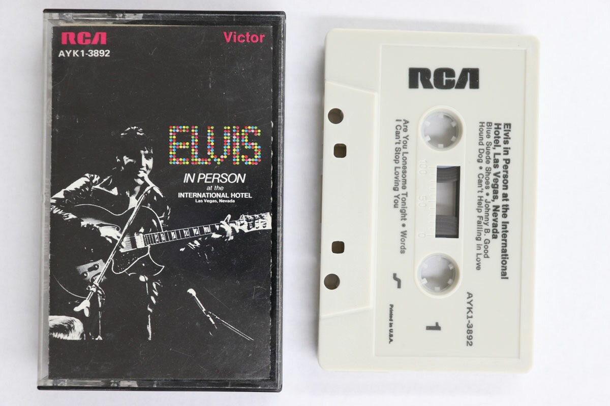 【中古】Cassette Elvis Presley Elvis In Person At The International Hotel, Las Veg AYK13892 RCA /00110