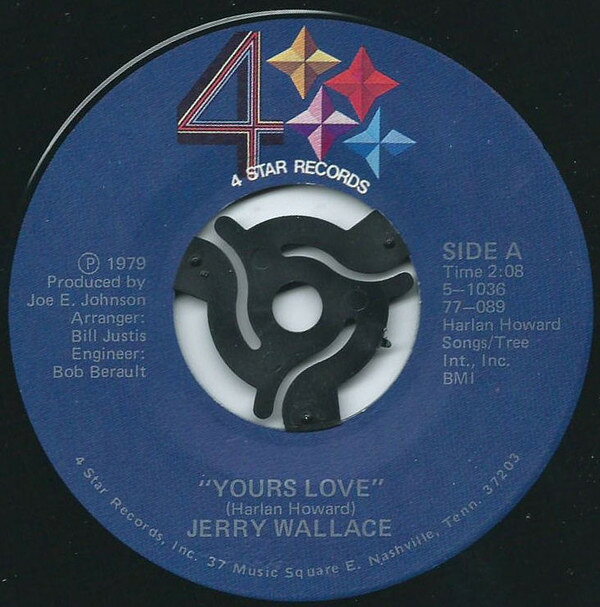 ・アーティスト Jerry Wallace ・タイトル Yours Love ・レーベル・型番 4 Star Records 51036 ・フォーマット 7インチレコード ・コンディション(盤) 良い (VG+) ・コンディション(ジャケット) プレインカバー（元ジャケット／カバー無し） ・コンディション(帯) オビなし ・特記事項 【表カバーに書き込み】 サンプル画像です。実際の商品の画像ではありません 商品写真はバーコード/カタログ番号に対応したサンプル画像ですので、お送りする商品の画像ではありません。帯やライナーなどの付属品は、特記事項に記載されている場合のみ含まれます。プロモやカラーレコードなどの仕様についても、該当する場合のみ特記事項に記載しています。 【ご購入前に必ずご確認ください】 ・本店サイト(www.recordcity.jp)とは価格、送料が違います ・本店サイト、その他支店のオーダーとは同梱発送できません ・注文確定後に別の注文を頂いた場合、注文同士の同梱は致しかねます。 ・別倉庫から発送しているため、店頭受け渡しは対応しておりません ・一部商品は他の通販サイトでも販売しているため、ご注文のタイミングによっては商品のご用意ができない場合がございます。 ・土日祝日はお休みです 金曜・祝前日9時以降のご連絡またはご入金は、返答または発送が週明け・祝日明けに順次対応となります。 ・ご購入後のキャンセル不可 ご購入後のキャンセルはいかなる理由においてもお受けできません。ご了承の上、ご購入くださいませ。 ・日本郵便(ゆうパック/ゆうメール)によるお届けになります。 ・中古品であることをご理解ください 当ストアでは中古商品を主に販売しております。中古品であることをご理解の上ご購入ください。また、一部商品はRecordCityオンラインストアで試聴可能です。 ・返品について お客様のご都合による返品は一切承っておりません。 表記の内容と実際の商品に相違がある場合、また針飛び等で返品・返金をご希望される場合は、商品の到着後1週間以内にご連絡ください。商品の返送をこちらで確認後、キャンセル・返金を行います。 コンディションVG以下の商品は返品できません。プレイに影響のない表面のこすれ傷、プレス起因のノイズ盤は返品の対象外です。 【コンディション表記】 ・ほぼ新品(M-)(Like New) 完全な新品。未使用。当店ではほぼ使用しません ・非常に良い(EX)(Excellent) 中古盤として美品な状態。わずかな経年を感じるものの傷みを感じさせない、当店基準で最高の状態 ・良い(VG+)(Very Good Plus) 丁寧に扱われた中古品で、軽い使用感がみられる。 ・可(VG)(Acceptable) 使い込まれた中古品で、「良い」よりもさらに使用感がみられる。 ・悪い(VG-)(Bad) 状態が悪いアイテム。使用の保障はなく、再生不可、針飛び、目立つノイズがあるかもしれない。状態によるクレーム不可。返品不可。 ・非常に悪い(G)(Very Bad) 「悪い」よりさらに状態が悪いアイテム。使用の保障はなく、再生不可、針飛び、目立つノイズがあるかもしれない。状態によるクレーム不可。返品不可。 ・ジャンク(Fair)(Junk/Fair) 割れている、反っている、水ダメージがある、カビ、ジャケットが分離している、ひどい書き込み、ひどい擦れなど最低の状態。使用の保障はなく、再生不可、針飛び、目立つノイズがあるかもしれない。状態によるクレーム不可。返品不可。 ・ジャンク(Poor)(Junk/Poor) 割れている、反っている、水ダメージがある、カビ、ジャケットが分離している、ひどい書き込み、ひどい擦れなど最低の状態。使用の保障はなく、再生不可、針飛び、目立つノイズがあるかもしれない。状態によるクレーム不可。返品不可。