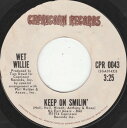 【中古】米7” Wet Willie Keep On Smilin CPR0043 Capricorn Records /00080