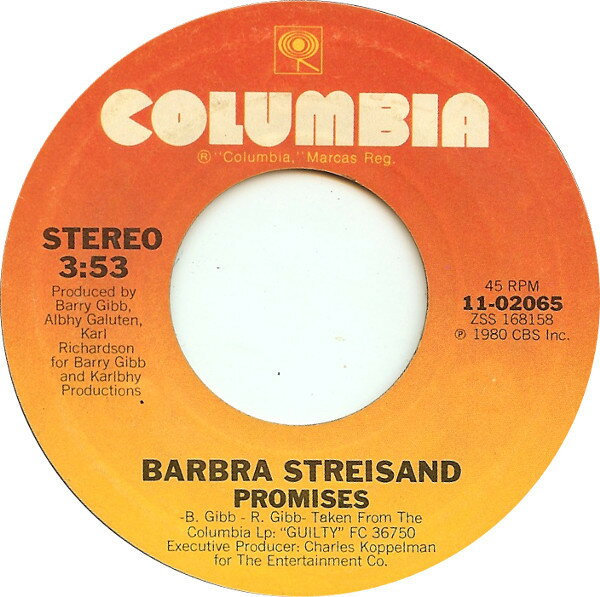 ・アーティスト Barbra Streisand ・タイトル Promises / Make It Like A Memory ・レーベル・型番 Columbia 1102065 ・フォーマット 7インチレコード ・コンディション(盤) 可 (VG) ・コンディション(ジャケット) プレインカバー（元ジャケット／カバー無し） ・コンディション(帯) オビなし ・特記事項 【盤に薄い跡】 サンプル画像です。実際の商品の画像ではありません 商品写真はバーコード/カタログ番号に対応したサンプル画像ですので、お送りする商品の画像ではありません。帯やライナーなどの付属品は、特記事項に記載されている場合のみ含まれます。プロモやカラーレコードなどの仕様についても、該当する場合のみ特記事項に記載しています。 【ご購入前に必ずご確認ください】 ・本店サイト(www.recordcity.jp)とは価格、送料が違います ・本店サイト、その他支店のオーダーとは同梱発送できません ・注文確定後に別の注文を頂いた場合、注文同士の同梱は致しかねます。 ・別倉庫から発送しているため、店頭受け渡しは対応しておりません ・一部商品は他の通販サイトでも販売しているため、ご注文のタイミングによっては商品のご用意ができない場合がございます。 ・土日祝日はお休みです 金曜・祝前日9時以降のご連絡またはご入金は、返答または発送が週明け・祝日明けに順次対応となります。 ・ご購入後のキャンセル不可 ご購入後のキャンセルはいかなる理由においてもお受けできません。ご了承の上、ご購入くださいませ。 ・日本郵便(ゆうパック/ゆうメール)によるお届けになります。 ・中古品であることをご理解ください 当ストアでは中古商品を主に販売しております。中古品であることをご理解の上ご購入ください。また、一部商品はRecordCityオンラインストアで試聴可能です。 ・返品について お客様のご都合による返品は一切承っておりません。 表記の内容と実際の商品に相違がある場合、また針飛び等で返品・返金をご希望される場合は、商品の到着後1週間以内にご連絡ください。商品の返送をこちらで確認後、キャンセル・返金を行います。 コンディションVG以下の商品は返品できません。プレイに影響のない表面のこすれ傷、プレス起因のノイズ盤は返品の対象外です。 【コンディション表記】 ・ほぼ新品(M-)(Like New) 完全な新品。未使用。当店ではほぼ使用しません ・非常に良い(EX)(Excellent) 中古盤として美品な状態。わずかな経年を感じるものの傷みを感じさせない、当店基準で最高の状態 ・良い(VG+)(Very Good Plus) 丁寧に扱われた中古品で、軽い使用感がみられる。 ・可(VG)(Acceptable) 使い込まれた中古品で、「良い」よりもさらに使用感がみられる。 ・悪い(VG-)(Bad) 状態が悪いアイテム。使用の保障はなく、再生不可、針飛び、目立つノイズがあるかもしれない。状態によるクレーム不可。返品不可。 ・非常に悪い(G)(Very Bad) 「悪い」よりさらに状態が悪いアイテム。使用の保障はなく、再生不可、針飛び、目立つノイズがあるかもしれない。状態によるクレーム不可。返品不可。 ・ジャンク(Fair)(Junk/Fair) 割れている、反っている、水ダメージがある、カビ、ジャケットが分離している、ひどい書き込み、ひどい擦れなど最低の状態。使用の保障はなく、再生不可、針飛び、目立つノイズがあるかもしれない。状態によるクレーム不可。返品不可。 ・ジャンク(Poor)(Junk/Poor) 割れている、反っている、水ダメージがある、カビ、ジャケットが分離している、ひどい書き込み、ひどい擦れなど最低の状態。使用の保障はなく、再生不可、針飛び、目立つノイズがあるかもしれない。状態によるクレーム不可。返品不可。