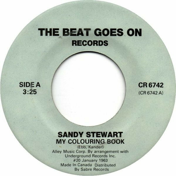 【中古】加7” Sandy Stewart (2) / Gary Stite My Coloring Book / Lonely For You CR6742 The Beat Goes On Rec /00080