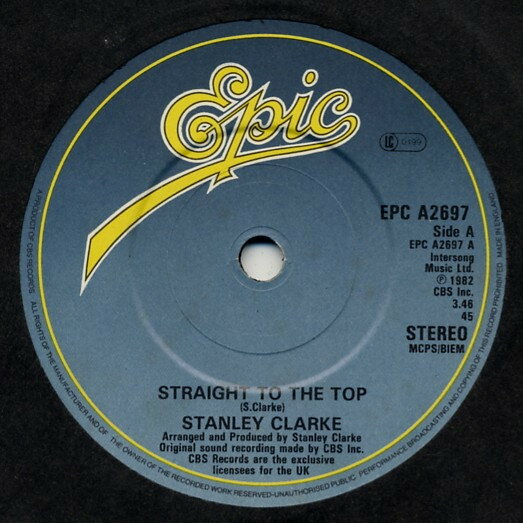 ・アーティスト Stanley Clarke ・タイトル Straight To The Top ・レーベル・型番 Epic EPCA2697 ・フォーマット 7インチレコード ・コンディション(盤) 良い (VG+) ・コンディション(ジャケット) プレインカバー（元ジャケット／カバー無し） ・コンディション(帯) オビなし ・特記事項 サンプル画像です。実際の商品の画像ではありません 商品写真はバーコード/カタログ番号に対応したサンプル画像ですので、お送りする商品の画像ではありません。帯やライナーなどの付属品は、特記事項に記載されている場合のみ含まれます。プロモやカラーレコードなどの仕様についても、該当する場合のみ特記事項に記載しています。 【ご購入前に必ずご確認ください】 ・本店サイト(www.recordcity.jp)とは価格、送料が違います ・本店サイト、その他支店のオーダーとは同梱発送できません ・注文確定後に別の注文を頂いた場合、注文同士の同梱は致しかねます。 ・別倉庫から発送しているため、店頭受け渡しは対応しておりません ・一部商品は他の通販サイトでも販売しているため、ご注文のタイミングによっては商品のご用意ができない場合がございます。 ・土日祝日はお休みです 金曜・祝前日9時以降のご連絡またはご入金は、返答または発送が週明け・祝日明けに順次対応となります。 ・ご購入後のキャンセル不可 ご購入後のキャンセルはいかなる理由においてもお受けできません。ご了承の上、ご購入くださいませ。 ・日本郵便(ゆうパック/ゆうメール)によるお届けになります。 ・中古品であることをご理解ください 当ストアでは中古商品を主に販売しております。中古品であることをご理解の上ご購入ください。また、一部商品はRecordCityオンラインストアで試聴可能です。 ・返品について お客様のご都合による返品は一切承っておりません。 表記の内容と実際の商品に相違がある場合、また針飛び等で返品・返金をご希望される場合は、商品の到着後1週間以内にご連絡ください。商品の返送をこちらで確認後、キャンセル・返金を行います。 コンディションVG以下の商品は返品できません。プレイに影響のない表面のこすれ傷、プレス起因のノイズ盤は返品の対象外です。 【コンディション表記】 ・ほぼ新品(M-)(Like New) 完全な新品。未使用。当店ではほぼ使用しません ・非常に良い(EX)(Excellent) 中古盤として美品な状態。わずかな経年を感じるものの傷みを感じさせない、当店基準で最高の状態 ・良い(VG+)(Very Good Plus) 丁寧に扱われた中古品で、軽い使用感がみられる。 ・可(VG)(Acceptable) 使い込まれた中古品で、「良い」よりもさらに使用感がみられる。 ・悪い(VG-)(Bad) 状態が悪いアイテム。使用の保障はなく、再生不可、針飛び、目立つノイズがあるかもしれない。状態によるクレーム不可。返品不可。 ・非常に悪い(G)(Very Bad) 「悪い」よりさらに状態が悪いアイテム。使用の保障はなく、再生不可、針飛び、目立つノイズがあるかもしれない。状態によるクレーム不可。返品不可。 ・ジャンク(Fair)(Junk/Fair) 割れている、反っている、水ダメージがある、カビ、ジャケットが分離している、ひどい書き込み、ひどい擦れなど最低の状態。使用の保障はなく、再生不可、針飛び、目立つノイズがあるかもしれない。状態によるクレーム不可。返品不可。 ・ジャンク(Poor)(Junk/Poor) 割れている、反っている、水ダメージがある、カビ、ジャケットが分離している、ひどい書き込み、ひどい擦れなど最低の状態。使用の保障はなく、再生不可、針飛び、目立つノイズがあるかもしれない。状態によるクレーム不可。返品不可。