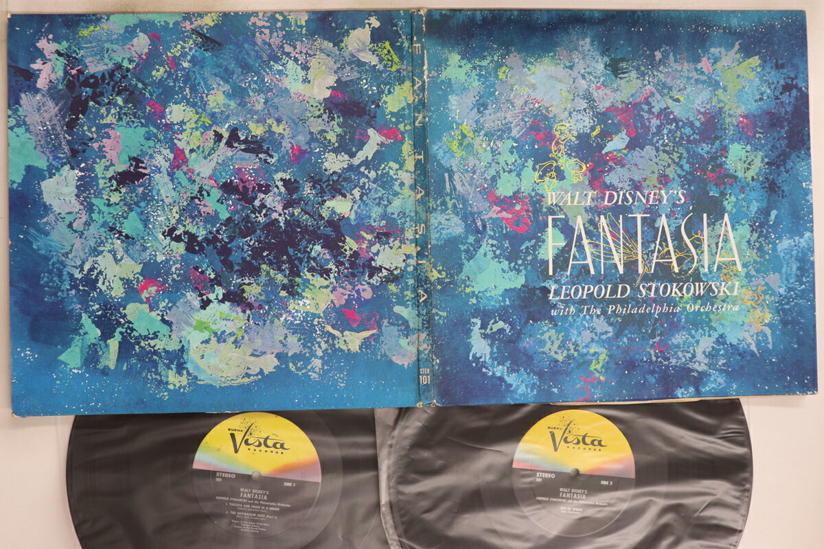 【中古】3LP Leopold Stokowski Walt Disneys Fantasia STER101 BUENA VISTA US /00920