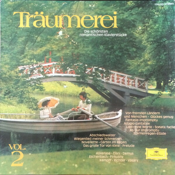 【中古】独LP Various Traumerei Vol. 2 (Die Schonsten Romantischen Klavie 2545012 Deutsche Grammophon /00260