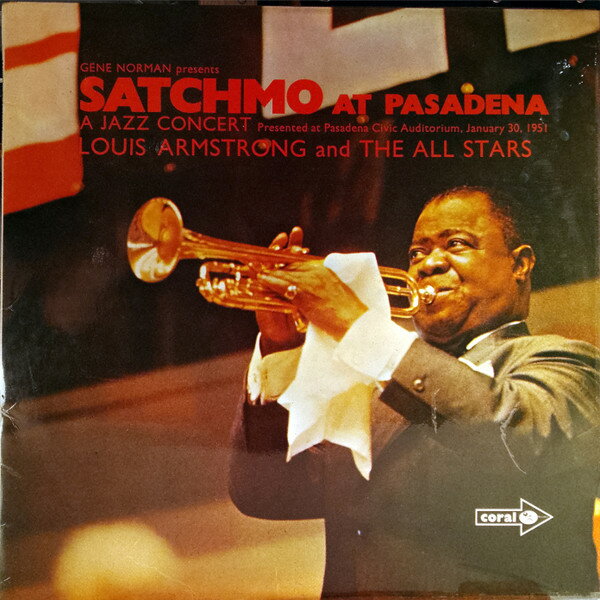 【中古】英LP Louis Armstrong & His All-Star Satchmo At Pasadena CP50 Coral /00260