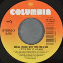 【中古】米7” New Kids On The Block Lets Try It Again 3873443 Columbia /00080
