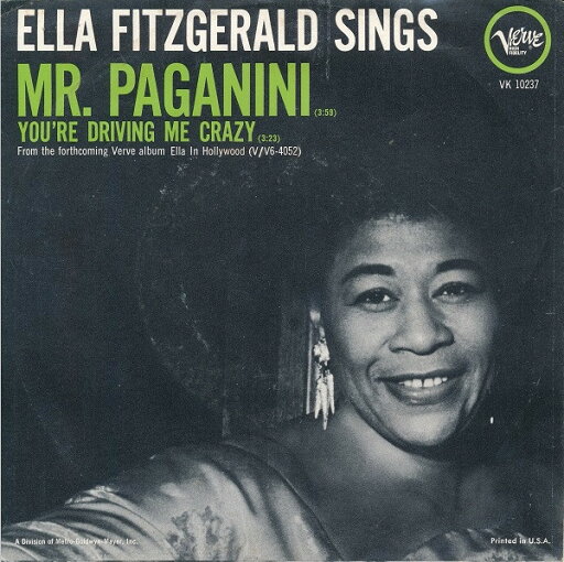 【中古】米7” Ella Fitzgerald Mr. Paganini VK10237 Verve Records /00080 【中古】米7” Ella Fitzgerald Mr. Paganini VK10237 Verve Records /00080