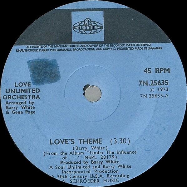 ・アーティスト Love Unlimited Orchestra ・タイトル Love's Theme ・レーベル・型番 Pye International 7N25635 ・フォーマット 7インチレコード ・コンディション(盤) 良い (VG+) ・コンディション(ジャケット) 良い (VG+) ・コンディション(帯) オビなし ・特記事項 【盤に薄い跡】【company sleeve】 サンプル画像です。実際の商品の画像ではありません 商品写真はバーコード/カタログ番号に対応したサンプル画像ですので、お送りする商品の画像ではありません。帯やライナーなどの付属品は、特記事項に記載されている場合のみ含まれます。プロモやカラーレコードなどの仕様についても、該当する場合のみ特記事項に記載しています。 【ご購入前に必ずご確認ください】 ・本店サイト(www.recordcity.jp)とは価格、送料が違います ・本店サイト、その他支店のオーダーとは同梱発送できません ・注文確定後に別の注文を頂いた場合、注文同士の同梱は致しかねます。 ・別倉庫から発送しているため、店頭受け渡しは対応しておりません ・一部商品は他の通販サイトでも販売しているため、ご注文のタイミングによっては商品のご用意ができない場合がございます。 ・土日祝日はお休みです 金曜・祝前日9時以降のご連絡またはご入金は、返答または発送が週明け・祝日明けに順次対応となります。 ・ご購入後のキャンセル不可 ご購入後のキャンセルはいかなる理由においてもお受けできません。ご了承の上、ご購入くださいませ。 ・日本郵便(ゆうパック/ゆうメール)によるお届けになります。 ・中古品であることをご理解ください 当ストアでは中古商品を主に販売しております。中古品であることをご理解の上ご購入ください。また、一部商品はRecordCityオンラインストアで試聴可能です。 ・返品について お客様のご都合による返品は一切承っておりません。 表記の内容と実際の商品に相違がある場合、また針飛び等で返品・返金をご希望される場合は、商品の到着後1週間以内にご連絡ください。商品の返送をこちらで確認後、キャンセル・返金を行います。 コンディションVG以下の商品は返品できません。プレイに影響のない表面のこすれ傷、プレス起因のノイズ盤は返品の対象外です。 【コンディション表記】 ・ほぼ新品(M-)(Like New) 完全な新品。未使用。当店ではほぼ使用しません ・非常に良い(EX)(Excellent) 中古盤として美品な状態。わずかな経年を感じるものの傷みを感じさせない、当店基準で最高の状態 ・良い(VG+)(Very Good Plus) 丁寧に扱われた中古品で、軽い使用感がみられる。 ・可(VG)(Acceptable) 使い込まれた中古品で、「良い」よりもさらに使用感がみられる。 ・悪い(VG-)(Bad) 状態が悪いアイテム。使用の保障はなく、再生不可、針飛び、目立つノイズがあるかもしれない。状態によるクレーム不可。返品不可。 ・非常に悪い(G)(Very Bad) 「悪い」よりさらに状態が悪いアイテム。使用の保障はなく、再生不可、針飛び、目立つノイズがあるかもしれない。状態によるクレーム不可。返品不可。 ・ジャンク(Fair)(Junk/Fair) 割れている、反っている、水ダメージがある、カビ、ジャケットが分離している、ひどい書き込み、ひどい擦れなど最低の状態。使用の保障はなく、再生不可、針飛び、目立つノイズがあるかもしれない。状態によるクレーム不可。返品不可。 ・ジャンク(Poor)(Junk/Poor) 割れている、反っている、水ダメージがある、カビ、ジャケットが分離している、ひどい書き込み、ひどい擦れなど最低の状態。使用の保障はなく、再生不可、針飛び、目立つノイズがあるかもしれない。状態によるクレーム不可。返品不可。