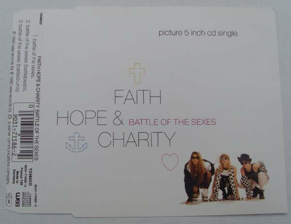 【中古】英CD Faith, Hope &amp; Charity Battle Of The Sexes 9031715862,YZ48 WEA /00110