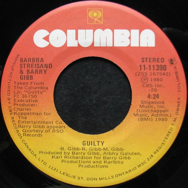 쥳ɥƥ ŷԾŹ㤨֡š۲7 Barbra Streisand & Barry Gibb Guilty / Life Story 1111390 COLUMBIA /00080פβǤʤ638ߤˤʤޤ