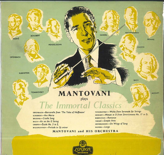 LP Mantovani &amp; His Orchestra Mantovani Plays The Immortal Classics LC3020 LONDON /00260