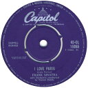 【中古】英7” Frank Sinatra I Love Paris 45CL15265 Capitol Records /00080