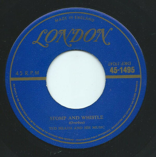 【中古】米7” Ted Heath &amp; His Music Stomp And Whistle / Bernies Tune 451495 London Records /0..