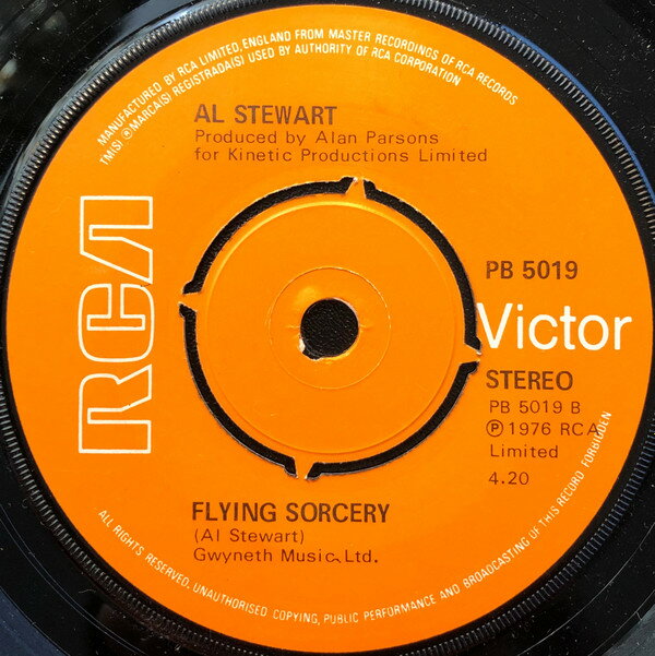 楽天レコードシティ 楽天市場店【中古】英7” Al Stewart On The Border PB5019 RCA Victor /00080