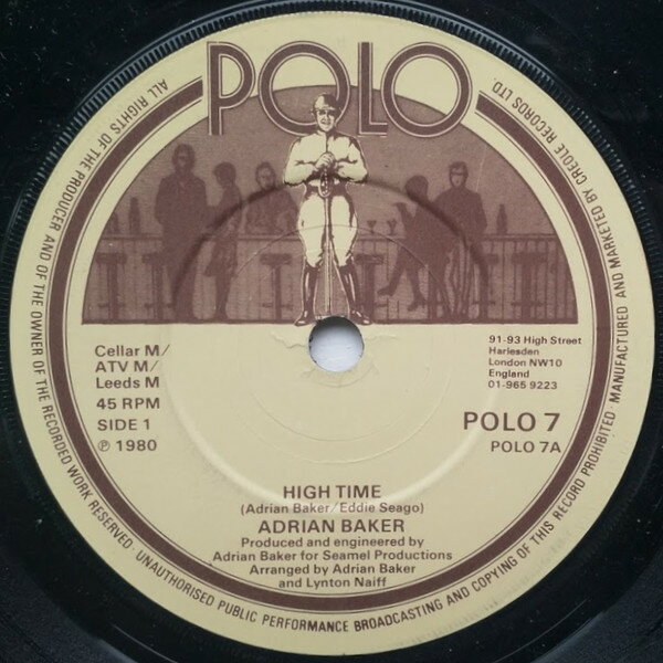 7” Adrian Baker High Time POLO7 POLO /00080