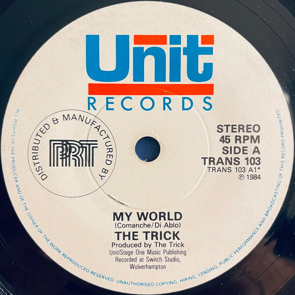 Artist Name: H - 【中古】7” Trick My World TRANS103 UNIT Records /00080