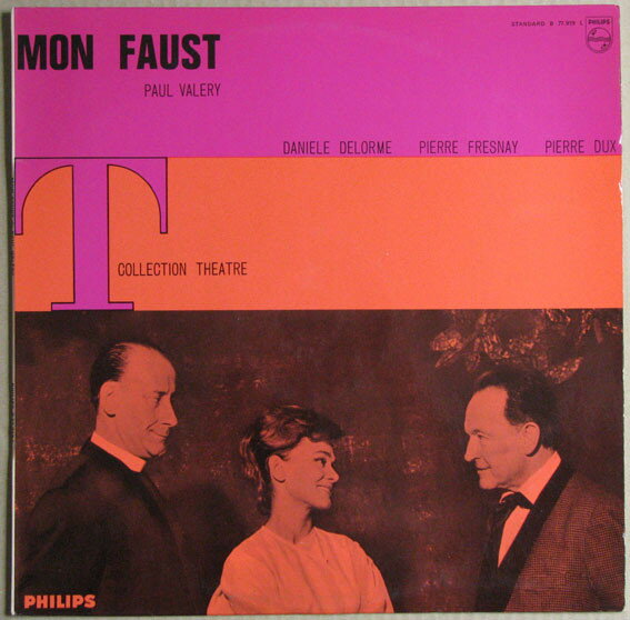 【中古】仏LP Paul Val?ry / Dani?le Delorme, Mon Faust B77919L Philips /00260