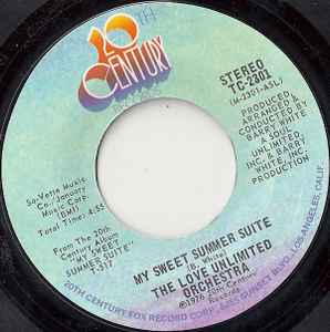 【中古】米7” Love Unlimited Orchestra My Sweet Summer Suite TC2301 20th Century Records /00080