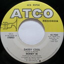 【中古】米7” Boney M. Daddy Cool 457063 ATCO Records /00080
