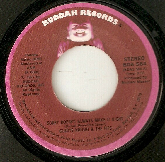 쥳ɥƥ ŷԾŹ㤨֡š7 Gladys Knight & The Pips Sorry Doesnt Always Make It Right / You Put A New L BDA584 Buddah Records /00080פβǤʤ638ߤˤʤޤ