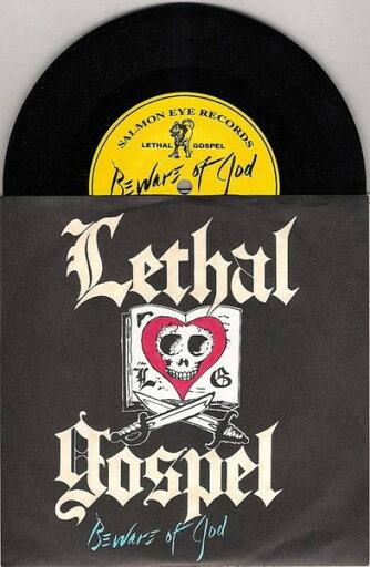 【中古】米7” Lethal Gospel Beware Of God 77703X008572070 Salmon Eye Records /00080 【中古】米7” Lethal Gospel Beware Of God 77703X008572070 Salmon Eye Records /00080