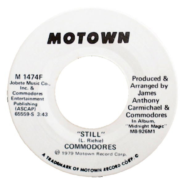 米7” Commodores Still M1474F Motown /00080