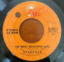 【中古】米7” Nashville The Most Beautiful Girl 850011 Epic /00080