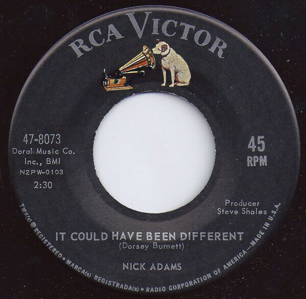 【中古】米7” Nick Adams It Could Have Been Different / Tired And Lonely Reb 478073 RCA Victor /00080
