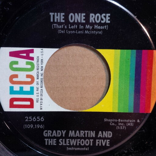 【中古】米7” Grady Martin & The Slew Foot F The One Rose 25656 Decca /00080 【中古】米7” Grady Martin & The Slew Foot F The One Rose 25656 Decca /00080