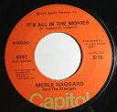 【中古】米7” Merle Haggard & The Strangers Its All In The Movies / Living With The Sh...