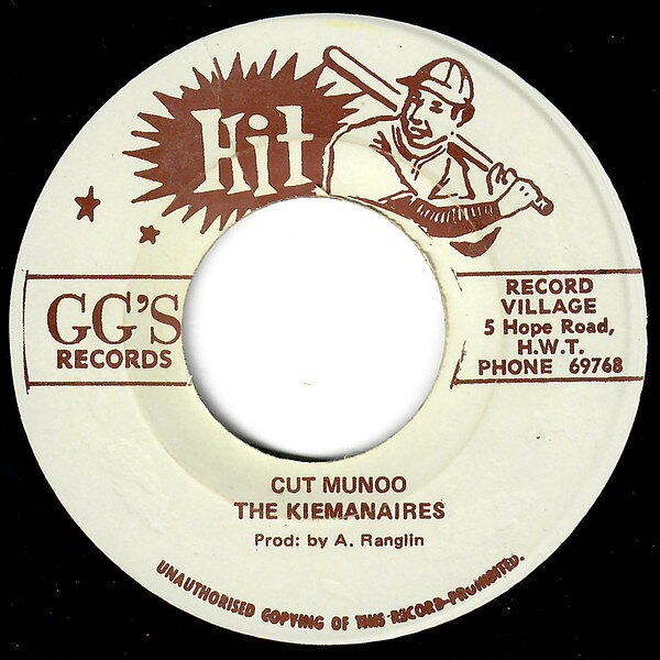 【中古】ジャマイカ7” Kiemanaires Cut Munoo / Standing On The Shoreline NONE G...