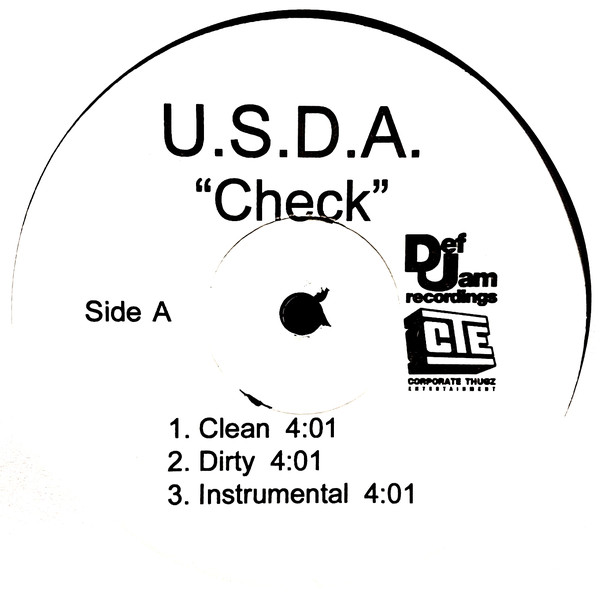 ・アーティスト U.S.D.A. ・タイトル Check ・レーベル・型番 Def Jam Recordings, Corporate Thugz Entertainment NONE ・フォーマット 12インチレコード ・コンディション(盤) 良い (VG+) ・コンディション(ジャケット) プレインカバー（元ジャケット／カバー無し） ・コンディション(帯) オビなし ・特記事項 【盤に浅い跡】 サンプル画像です。実際の商品の画像ではありません 商品写真はバーコード/カタログ番号に対応したサンプル画像ですので、お送りする商品の画像ではありません。帯やライナーなどの付属品は、特記事項に記載されている場合のみ含まれます。プロモやカラーレコードなどの仕様についても、該当する場合のみ特記事項に記載しています。 【ご購入前に必ずご確認ください】 ・本店サイト(www.recordcity.jp)とは価格、送料が違います ・本店サイト、その他支店のオーダーとは同梱発送できません ・注文確定後に別の注文を頂いた場合、注文同士の同梱は致しかねます。 ・別倉庫から発送しているため、店頭受け渡しは対応しておりません ・一部商品は他の通販サイトでも販売しているため、ご注文のタイミングによっては商品のご用意ができない場合がございます。 ・土日祝日はお休みです 金曜・祝前日9時以降のご連絡またはご入金は、返答または発送が週明け・祝日明けに順次対応となります。 ・ご購入後のキャンセル不可 ご購入後のキャンセルはいかなる理由においてもお受けできません。ご了承の上、ご購入くださいませ。 ・日本郵便(ゆうパック/ゆうメール)によるお届けになります。 ・中古品であることをご理解ください 当ストアでは中古商品を主に販売しております。中古品であることをご理解の上ご購入ください。また、一部商品はRecordCityオンラインストアで試聴可能です。 ・返品について お客様のご都合による返品は一切承っておりません。 表記の内容と実際の商品に相違がある場合、また針飛び等で返品・返金をご希望される場合は、商品の到着後1週間以内にご連絡ください。商品の返送をこちらで確認後、キャンセル・返金を行います。 コンディションVG以下の商品は返品できません。プレイに影響のない表面のこすれ傷、プレス起因のノイズ盤は返品の対象外です。 【コンディション表記】 ・ほぼ新品(M-)(Like New) 完全な新品。未使用。当店ではほぼ使用しません ・非常に良い(EX)(Excellent) 中古盤として美品な状態。わずかな経年を感じるものの傷みを感じさせない、当店基準で最高の状態 ・良い(VG+)(Very Good Plus) 丁寧に扱われた中古品で、軽い使用感がみられる。 ・可(VG)(Acceptable) 使い込まれた中古品で、「良い」よりもさらに使用感がみられる。 ・悪い(VG-)(Bad) 状態が悪いアイテム。使用の保障はなく、再生不可、針飛び、目立つノイズがあるかもしれない。状態によるクレーム不可。返品不可。 ・非常に悪い(G)(Very Bad) 「悪い」よりさらに状態が悪いアイテム。使用の保障はなく、再生不可、針飛び、目立つノイズがあるかもしれない。状態によるクレーム不可。返品不可。 ・ジャンク(Fair)(Junk/Fair) 割れている、反っている、水ダメージがある、カビ、ジャケットが分離している、ひどい書き込み、ひどい擦れなど最低の状態。使用の保障はなく、再生不可、針飛び、目立つノイズがあるかもしれない。状態によるクレーム不可。返品不可。 ・ジャンク(Poor)(Junk/Poor) 割れている、反っている、水ダメージがある、カビ、ジャケットが分離している、ひどい書き込み、ひどい擦れなど最低の状態。使用の保障はなく、再生不可、針飛び、目立つノイズがあるかもしれない。状態によるクレーム不可。返品不可。