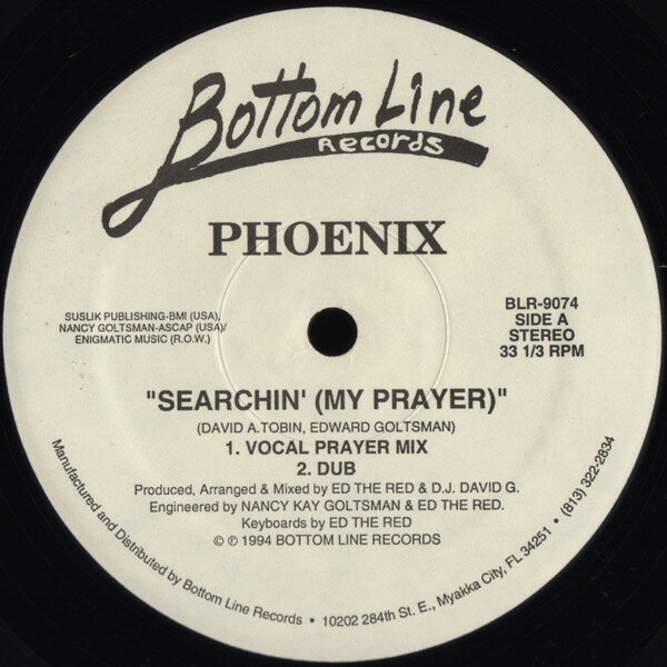 【中古】米LP Phoenix Searchin (My Prayer) BLR9074 Bottom Line Records /00260