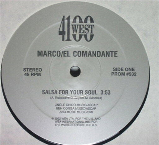 【中古】米12” Marco/El Comandante Catch The Latin Feeling PROM532 4100 West /00250 【中古】米12” Marco/El Comandante Catch The Latin Feeling PROM532 4100 West /00250