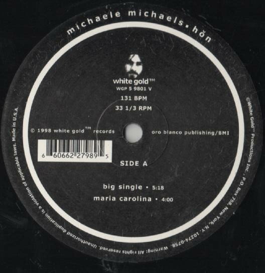 【中古】米12” Michaele Michaels Big Single WGP59801V White Gold Records /00250