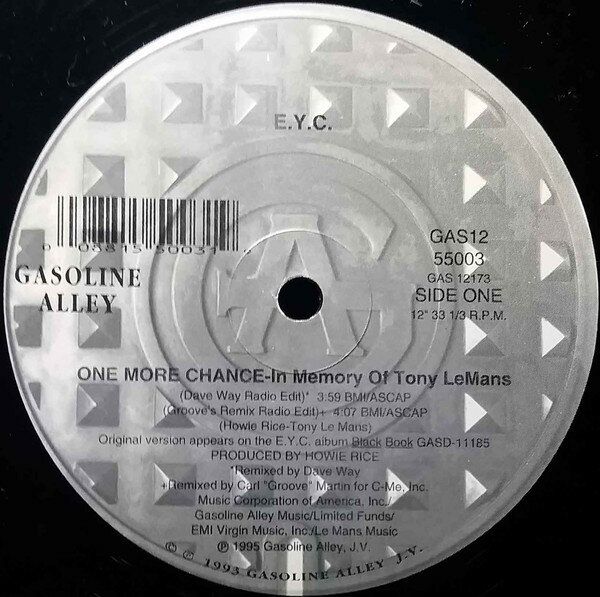 【中古】米12” E.Y.C. One More Chance - In Memory Of Tony LeMans GAS1255003 Gasoline Alley Recor /00250