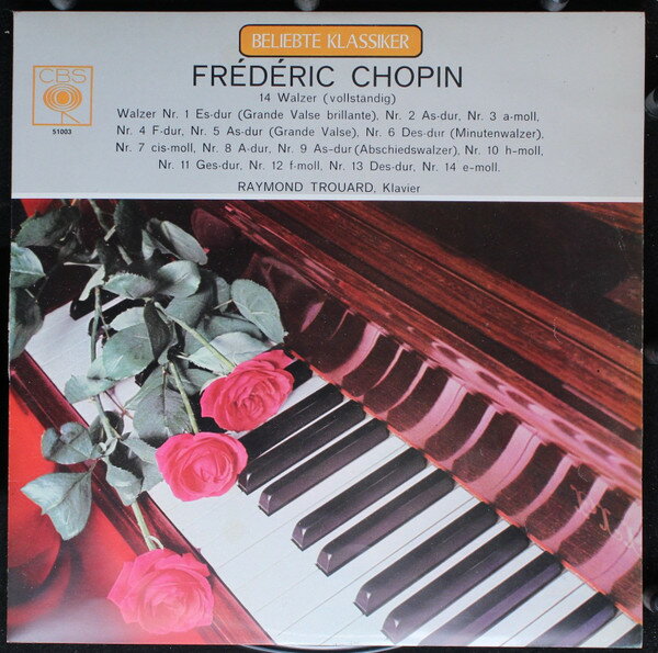 쥳ɥƥ ŷԾŹ㤨֡šLP Frederic Chopin - Raymond Trou 14 Walzer (Vollstandig 51003 CBS /00260פβǤʤ1,078ߤˤʤޤ