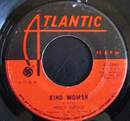 【中古】7” Percy Sledge Kind Woman / Woman Of The Night 452646 ATLANTIC /00080