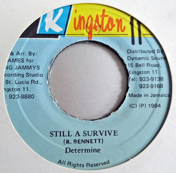 【中古】7” Determine Still A Survive NONE Kingston 11 /00080