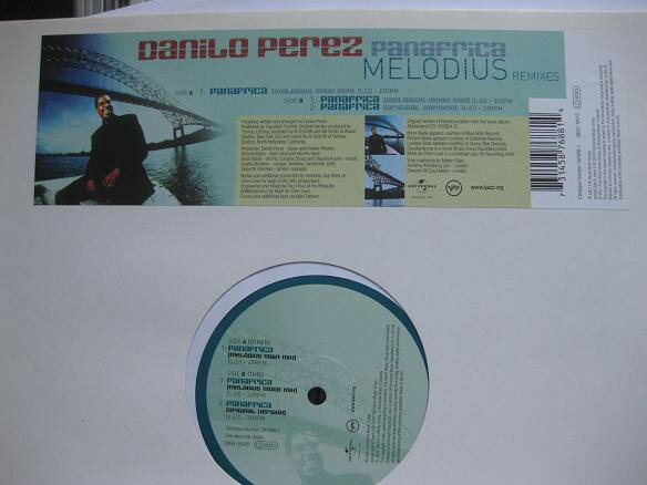 【中古】欧12” Danilo Perez Panafrica (Melodious Remixes) 5876881 Verve Records /00250