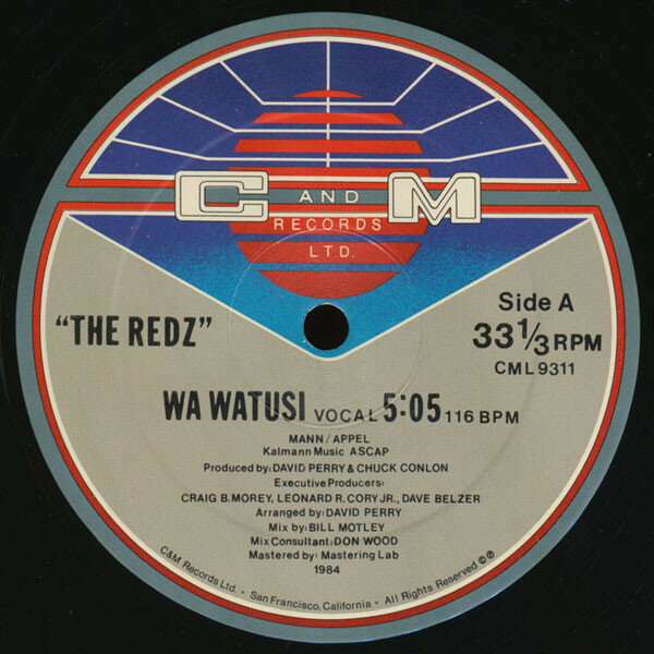 【中古】米12” Redz Wa Watusi / Do You Love Me CML9311 C&M Records /00250