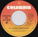 【中古】加7” Crack Of Dawn Its Alright (This Feeling) C44129 Columbia /00080