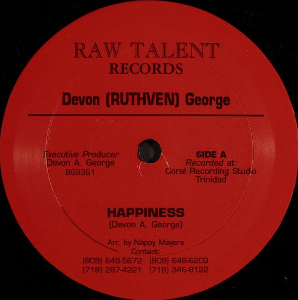 【中古】米12” Anthony Devon George Happiness BG3361 Raw Talent Records /00250